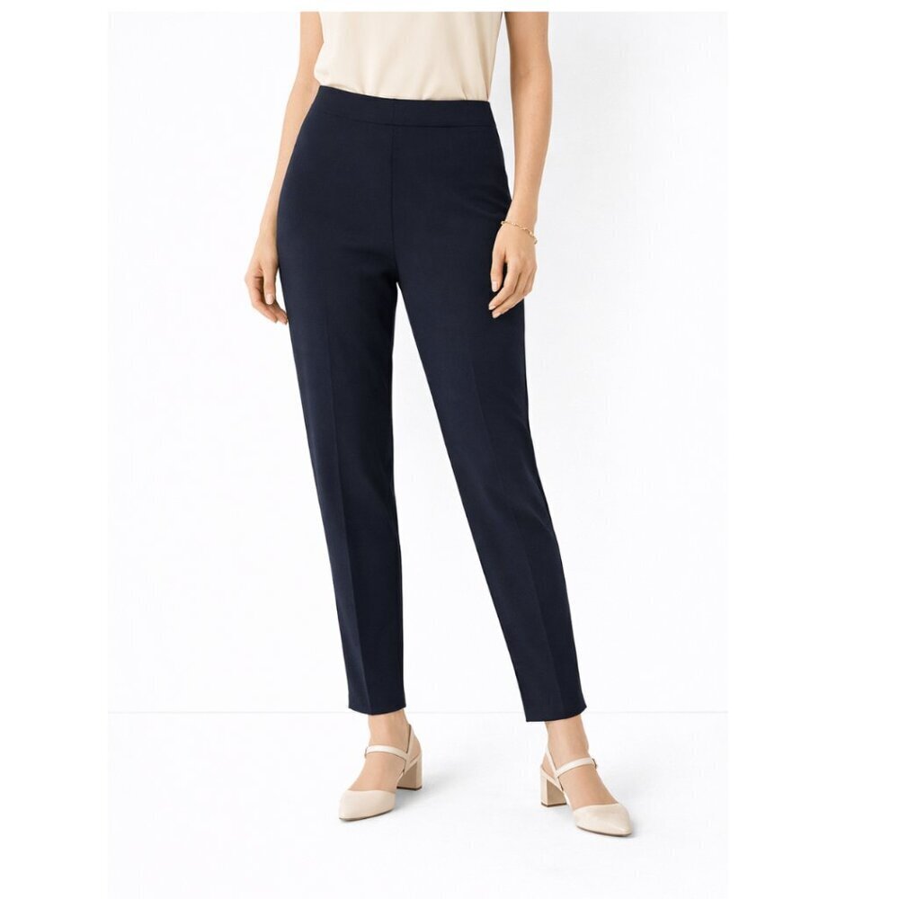 NWT SYMPLI Narrow Navy midi Pant - 4